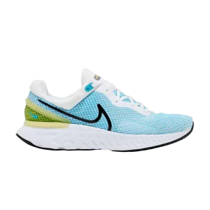 Nike React Miler 3 'White Chlorine Blue' White/Chlorine Blue/Bright Sulfur/Black DD0490 100