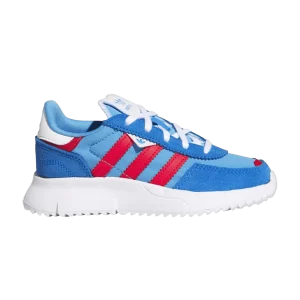 adidas Retropy F2 Little Kid 'App Sky Rush Vivid Red' Sky Rush/Bright Red/Blue Rush App GY3782