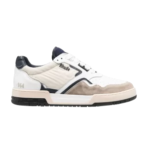 Rhude Racing Sneaker 'White Navy' White/Dark Blue/Beige RHPF22FO02178 811