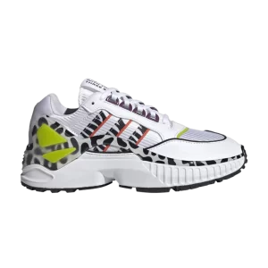 adidas Rich Mnisi x Wmns ZX Wavian 'South African City Life' Sneakers Cloud White/True Orange/Purple Tint GW0517