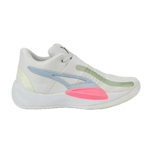 Puma Rise Nitro 'Glacier Gray Sunset Pink' Sneakers Gray Glacier/Pink Sunset 377012 02