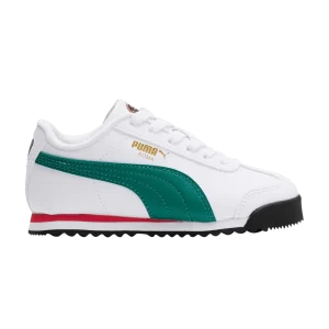 Puma Roma Little Kid 'Country Pack – Mexico 'Sneakers White/Alpine Green/Gold Team 391551 02