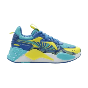 Puma RS-X Hard Drive Jr 'Blue Yellow' Sneakers Blue 385214 02