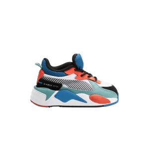 Puma RS-X Infant 'Go For' Sneakers White/Vallarta Blue/Firelight 386534 01