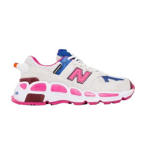 Sneakers New Balance Salehe Bembury x 574 YURT 'Universal Communication – Workwear White 'White work clothes/Pink MS574YSA