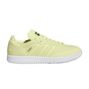 adidas Samba Spikeless Golf SE 'Pulse Yellow' Pulse yellow/Pulse yellow/White cloud HP7877