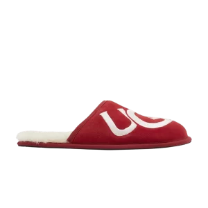 UGG Scuff Slipper 'Logo - Samba Red' Sneakers Red Samba/Cream 1101324 SRCR