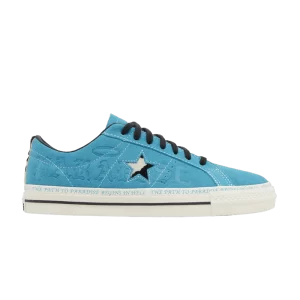 Converse Sean Pablo x One Star Pro Low 'Paradise – Rapid Teal 'Sneakers Quick style/Black/Egret 173215C