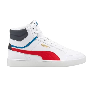 Puma Shuffle Mid 'White High Risk Red' Sneakers White/Red High Risk/Picoate/Gold Team 380748 03