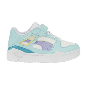 Puma Slipstream AC Little Kid 'White Light Aqua' Sneakers White/Light aqua/Sweet lavender 388516 02