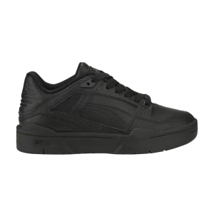 Puma Slipstream Leather Jr 'Triple Black' Sneakers Black/Black 387826 01