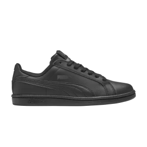 Puma Smash Fun Leather Jr 'Triple Black' Sneakers Black/Black 360162 05