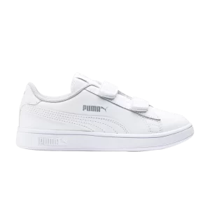 Sneakers Puma Smash v2 Leather Little Kid 'Triple White 'White/White 365173 02