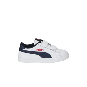 Sneakers Puma Smash v2 Leather Little Kid 'White Peacoat 'White/Picoate/Red High Risk 365173 37