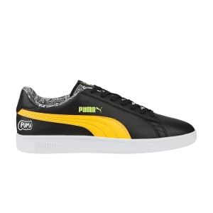 Puma Smash V2 'Me Happy – Black Yellow 'Sneakers Black/Sunny Stream/Lime Squeeze/White 386396 02