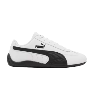 Puma Speedcat Shield Leather 'White Black' Sneakers White/White/Black 387054 01