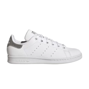 adidas Stan Smith Big Kid 'White Silver Metallic' Sneakers Cloud White/Grey Two/Metallic Silver GY4255