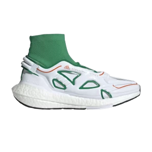 adidas Stella McCartney x Wmns UltraBoost 22 'Green White' Sneakers Green/Cloud White/Translucent Orange GX9866