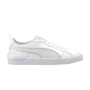 Puma Suede Bloc 'Liquid Metal - White Team Gold' Sneakers White/Gold Team 381190 01