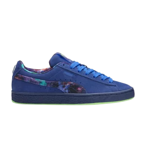 Puma Suede Classic 21 Jr 'Galaxy' Sneakers Electric Blue/Dazzling Blue 387786 01