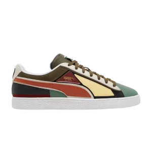 Puma Suede 'Layers – Deep Olive Warm Chestnut 'Sneakers Deep Forest/Warm Chestnut/Deep Olive 387480 02