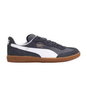 Puma Super League OG Retro Jr 'New Navy Gum' Sneakers New Fleet/White/Gold Team 381755 01