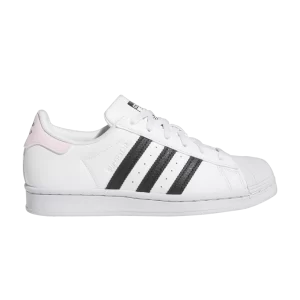 adidas Superstar Big Kid 'White Clear Pink' Sneakers Cloud White/Black/Pure Pink GY9320