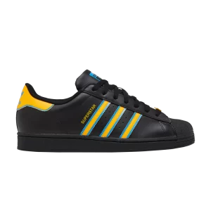 adidas Superstar 'Black Gold Blue' Sneakers Black/College Gold/Pulse Blue FZ5892