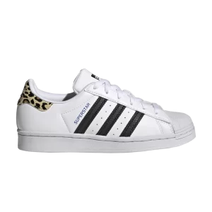 adidas Superstar J 'Cheetah' Sneakers Cloud White/Black/Blue GW4062