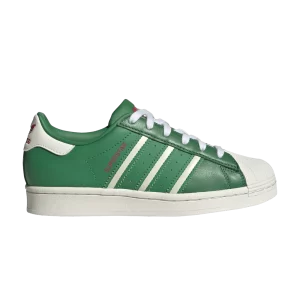 adidas Superstar J 'Green Off White' Sneakers Team Green/White/Team Power Red HQ9959