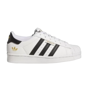 adidas Superstar Little Kid 'Graphic Pop - White Black' Cloud White/Black/Metallic Gold HP3259