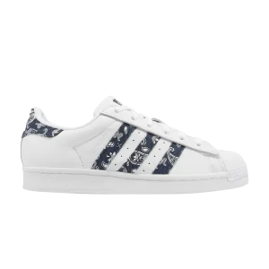 adidas Superstar 'Paisley - White Crew Navy' Sneakers White shoes/White shoes/Navy crew HP5508