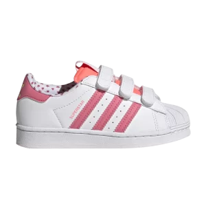 adidas Superstar Shell Toe Little Kid 'Valentine's Day' Sneakers White cloud/Pink tone/Almost pink GY3337