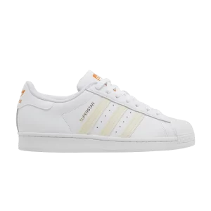 adidas Superstar 'White Ecru Tint' Sneakers Cloud White/Ecru/Orange Peak GZ3737