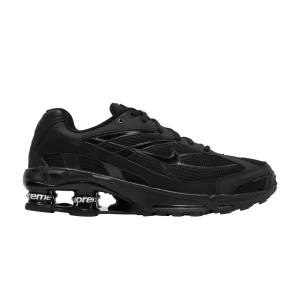 Nike Supreme x Shox Ride 2 'Black' Black/Black/Dark Ash DN1615 001