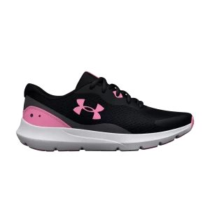 Under Armor Surge 3 GS 'Black Flamingo' Sneakers Black/Flamingo 3025013 001