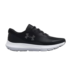 Under Armor Surge 3 GS 'Black White' Black/White 3025013 003