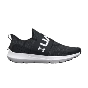 Under Armor Surge 3 Slip GS 'Black White' Black/White 3026528 001