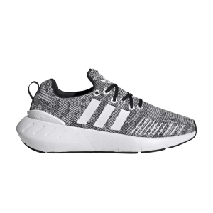 adidas Swift Run 22 J 'White Black' White cloud/Black color/White cloud GZ1554