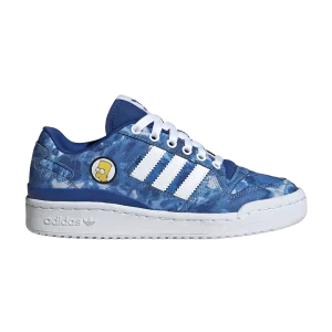 adidas The Simpsons x Forum Low J 'Bart Simpson' Sneakers Royal Blue/Cloud White/Royal Blue GZ1775