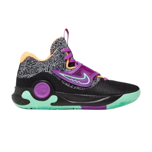 Nike Timothy Goodman x KD Trey 5 X 'Brooklyn Courts' Sneakers Black/Peach Cream/Green Glow/Vivid Violet DD9538 013