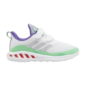 adidas Toy Story x FortaRun J 'Buzz Lightyear' Sneakers Cloud White/Metallic Silver/Semi-Solar Lime GZ0642