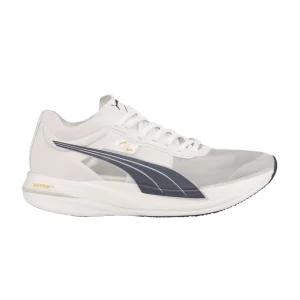 Puma Tracksmith x Deviate Nitro Elite Racer 'White Peacoat' White/Picoat/Gold Team 377272 01