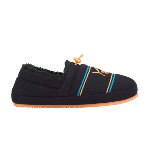 Puma Tuff Mocc Jersey Slipper Big Kid 'Black Neon Citrus' Sneakers Black/Neon Citrus/Ocean Dive 385356 08