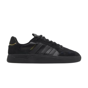 adidas Tyshawn Low 'Black Gold Metallic' Sneakers Black/Black/Metallic Gold GW3178