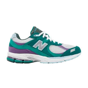 New Balance Up There x 2002R 'Backyard Legends' Sneakers Green/White/Purple M2002RUT