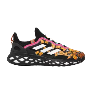 adidas Web Boost 'Day of the Dead' Sneakers Black/White Cloud/Orange Influence GW7274