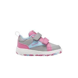 Reebok Weebok Clasp Low Toddler 'Grey Pink Camo' Sneakers Pure Gray 4/Digital Blue/True Pink GZ0877