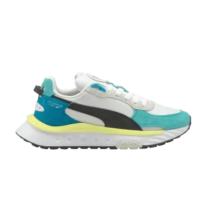 Puma Wild Rider Rollin Jr 'Elektro Aqua' sneakers Electric aqua/White 382028 01