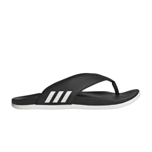 adidas Wmns Adilette Comfort Flip Flop 'Black White' Black/White Cloud/White Cloud HQ4458